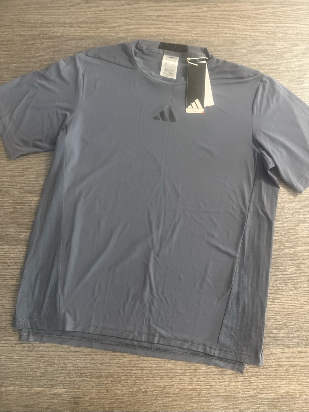 Men’s Adidas Designed For Training Intensity Tee Climacool Size M Gray